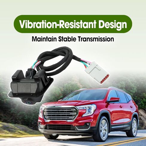 استبدال كاميرا مساعدة وقوف السيارات للرؤية الخلفية 23188736 2318-8736 متوافقة مع GMC Terrain 2018 2019 2020 2021 2022 2023، كاميرا احتياطية سوداء 12 فولت لموقف السيارات in Kuwait