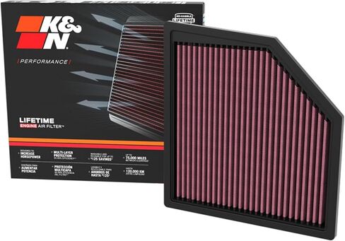 K&N Engine Air Filter: High Performance, Premium, Washable, Replacement Filter: Compatible with select 2022-2023 BMW vehicles (see product description for all vehicles), 33-3180 in Saudi Arabia