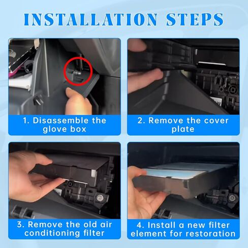 فلتر هواء كابينة ماشا لسيارة Lexus RX350 (2010-2015) RX450h ES350 ES300 GS350 GS450h IS350 LS460 LX570 NX300 NX300h UX200 GX460، مع مرشحات هواء بديلة من الكربون المنشط in Kuwait