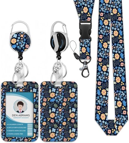 Lanyards with lD Badges,Breakaway Lanyard Strap and Retractable Badge Reel Carabiner Clip Funny Fashionable Vertical ID Card for Nurse,Teacher,Work Office - Dumpster on Fire in Saudi Arabia