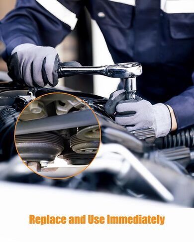 Engine Serpentine Drive Belt Fit for Chevrolet Colorado GMC Canyon Hummer H3 H3T Isuzu i-280 i-290 i-350 i-370 Replace K060916A 12580826 12593776 12611636 in Kuwait