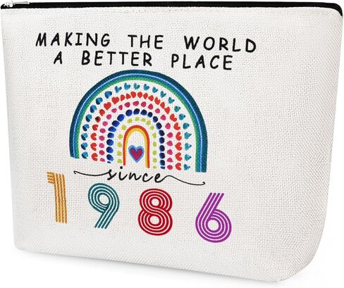 هدايا عيد الميلاد الأربعين لحقيبة مكياج المرأة الخاصة بها بعمر 40 عامًا، هدايا حفلات عيد الميلاد للأم، والزوجة، والأخت، والصديق، وعيد الأم، وحقيبة سفر صغيرة لمستحضرات التجميل للذكرى السنوية لعام 1986 (1986) in Kuwait