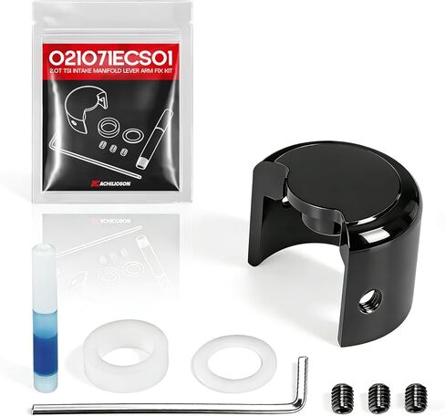 021071ECS01 2.0T TSI Intake Manifold Lever Arm Fix Kit - For Audi 8U A3 B8 TT & Compatible with Volkswagen Beetle CC EOS Golf Jetta Passat B6 Tiguan (Black) in Kuwait