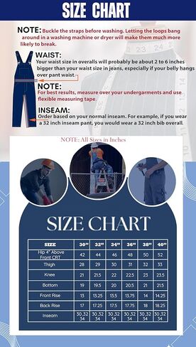 Skylinewears Men's Heavy-Duty Duck Bib Overalls – Relaxed Fit Work Dungarees, Durable Cotton Canvas with Adjustable Straps in Saudi Arabia
