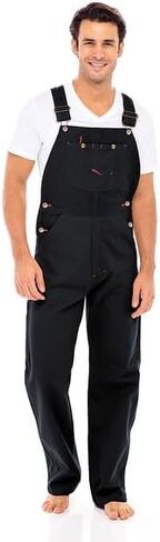 Skylinewears Men's Heavy-Duty Duck Bib Overalls – Relaxed Fit Work Dungarees, Durable Cotton Canvas with Adjustable Straps in Saudi Arabia