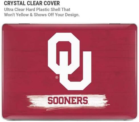 حافظة سكينيت + غلاف متوافق مع ماك بوك برو 16 بوصة (2021) - تصميم أوكلاهوما سونرز المرخص رسميًا in Kuwait