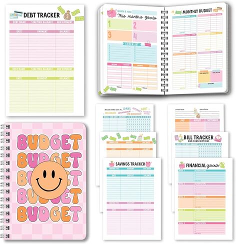 Retro Monthly Budget Planner 2025-2026 - Financial Planner Organizer Budget Book Planner, 2025 Budget Planner And Monthly Bill Organizer, Bill Book Organizer, Bill Tracker Notebook, Budgeting Book in Saudi Arabia
