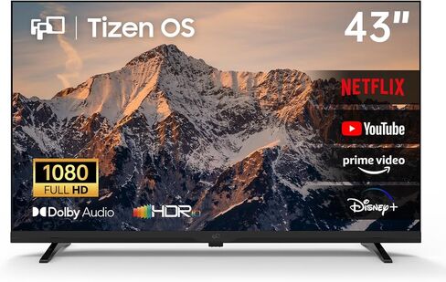 FPD 43 Inch Smart TV Full HD 1080p LED TV Frame Flat Screen Television with Google Cast Streaming Live Uitra Thin Android TV, Bluetooth,Hdmi,WiFi,(Palette-Series.2025) in Kuwait