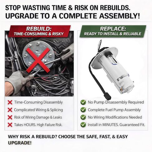 49040-0024 Fuel Pump Assembly Compatible with 2012-2023 Kawasaki NINJA ZX14R ZX14 ZZR1400 Replace # 490400024 UC-T35KU54 in Kuwait