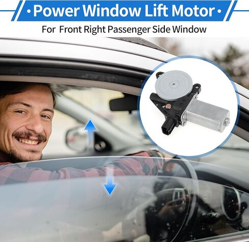 Front Right Passenger Side Power Window Regulator Lift Motor for Honda PILOT 2009-2015 No.742972/72210SZAA01 6 Pin Car Window Glass Lift Motor in Saudi Arabia