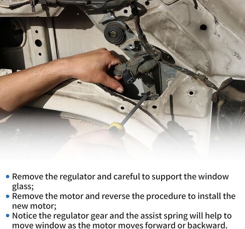 Front Right Passenger Side Power Window Regulator Lift Motor for Honda PILOT 2009-2015 No.742972/72210SZAA01 6 Pin Car Window Glass Lift Motor in Saudi Arabia