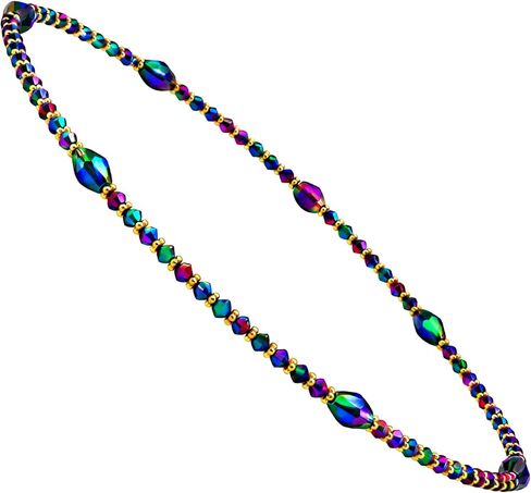 Handmade Stretchy African Waist beads Radiance Collection Luxurious & Elegant Sparkly Waist Beads (Dusky Aurora, 36) in Kuwait