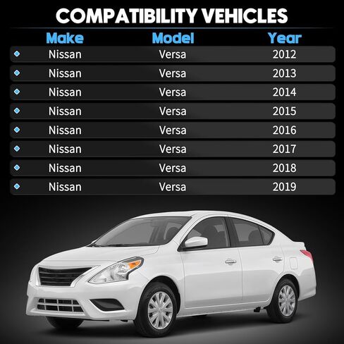 2 قطعة لوحة مقبس لمبة الإضاءة الخلفية لنيسان فيرسا 4 أبواب سيدان 2012-2019 للسائق الأيسر والجانب الأيمن للركاب مجموعة حامل الضوء الخلفي تحل محل 26551-3AW0A 26556-3AW0A in Kuwait