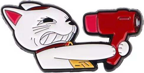 Dandadan Dan Da Dan Okarun Turbo Granny Anime Manga Maneki Neko Lucky Cat 1.25 "شارة المثبته بالدبابيس in Kuwait