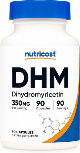 كبسولات نيوتريكوست ديهيدروميريستين (DHM) (350 مجم، 90 كبسولة) - نباتية، غير معدلة وراثيًا، 90 وجبة in Saudi Arabia