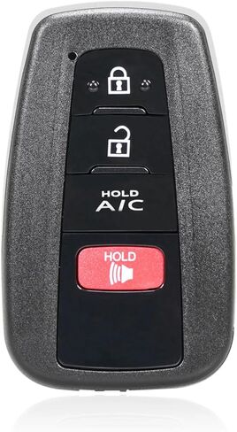 استبدال مفتاح فوب متوافق مع تويوتا بريوس برايم 2017 2018 2019 2020 مفتاح السيارة الذكي دخول بدون مفتاح التحكم عن بعد HYQ14FBE 4 زر in Kuwait