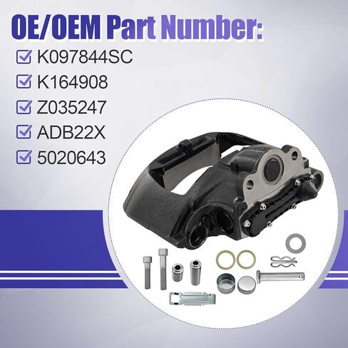 Z035247 ADB22X K097844SC Air Disc Brake Caliper Kit Compatible with Bendix ADB22X Brake Caliper Right Side with 5020643 Guide Pin Set K164908 802984 K149714 K165794X in Kuwait