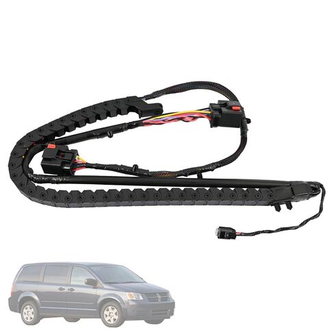 Left Driver Side Sliding Door Track Wiring Harness Fit for Dodge Chrysler Grand Caravan Town & Country 2010 2011 2012,for Ram C/V 2012 Electric Power Cable 68078885AC 68078885AB 68056207AC in Saudi Arabia