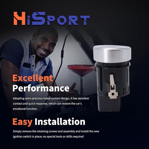 HiSport 4G1905217A Push Button Starter Switch - Compatible with Audi A6 2012-2018 A6 Quattro 2012-2018 A7 2016-2018 A7 Quattro 2012-2018 RS7 2014-2018 S6 2013-2018 S7 2013-2018 in Saudi Arabia