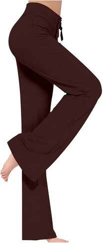 Yoga Pants Women Wide Leg Pants for Women Sports Gym Yoga Fitness Pants Comfy Slim-fit Flared Pants Home Casual Pants in Saudi Arabia