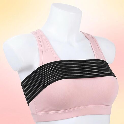 1PC Breast Support Band, Post Compression Band for Breast Augmentation/Reduction Recovery, Adjustable Sports Breast Band/Bust Binder for Running/Yoga, Breast Surgery Recovery Supplies (150X7.5cm) in Kuwait