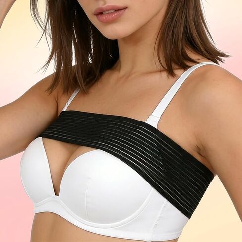 1PC Breast Support Band, Post Compression Band for Breast Augmentation/Reduction Recovery, Adjustable Sports Breast Band/Bust Binder for Running/Yoga, Breast Surgery Recovery Supplies (150X7.5cm) in Kuwait