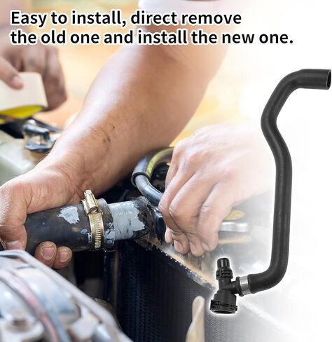 Radiator Hose Heater Hose No.11531711381 for BMW 740i 740iL 1998-2001 Black Rubber 1 Pc Coolant Pipe Good Sealing in Saudi Arabia
