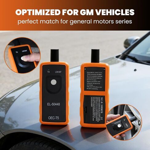 Tire Pressure Monitoring System Reset Tool, One-Button TPMS Relearn Tool for Universal Compatibility with Most 2007+ Vehicles, Compact Diagnostic Scanner for Accurate Sensor Activation in Kuwait