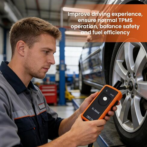 Tire Pressure Monitoring System Reset Tool, One-Button TPMS Relearn Tool for Universal Compatibility with Most 2007+ Vehicles, Compact Diagnostic Scanner for Accurate Sensor Activation in Kuwait