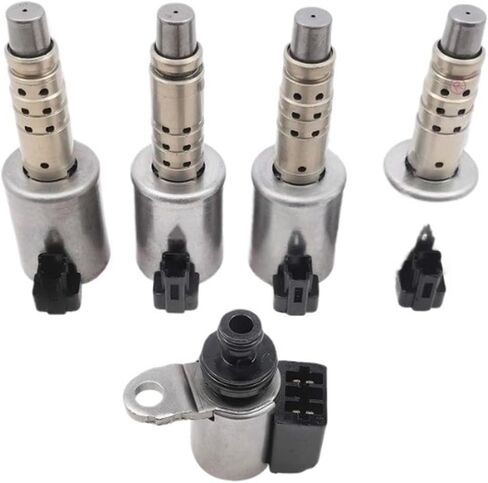 JF016E JF017E RE0F10E RE0F10D Automatic Transmission Solenoid Kit Valve Body Solenoids 2nd Gen 5PCS/SET Compatible For Nissan Tiida(Remanufactured) in Saudi Arabia