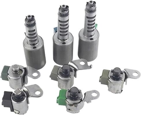 8PCS AW55-51 AF33RE5F22A AW55-51SN Complete Transmission Valve Body Solenoids Compatible For Saab Volvo Satun Chevrolet in Kuwait