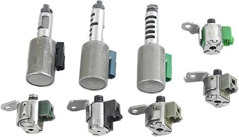 8PCS AW55-51 AF33RE5F22A AW55-51SN Complete Transmission Valve Body Solenoids Compatible For Saab Volvo Satun Chevrolet in Kuwait