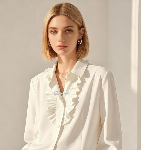 4Pcs Shawl Pin, Decorative Safety Pins for Clothing Shawl Scarf Pin Crystal Decorative Brooch Pins for Women Clothing, Stylish Shawls Clips for Dresses Shirt Backpacks Hats Jewelry in Kuwait