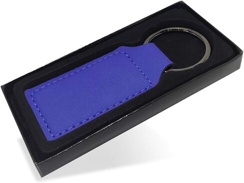 LaserGram Rectangle Keychain, Tambourine, Personalized Engraving Included in Saudi Arabia
