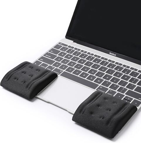 L-Shaped Desk EdgeRest, 2-Piece Set, Plam & Wrist & Forearm & Elbow Comfort Support for Table or Desk Edge, Non-Slip, Memory Foam Padding, Ergonomic Design, Separate Design in Saudi Arabia