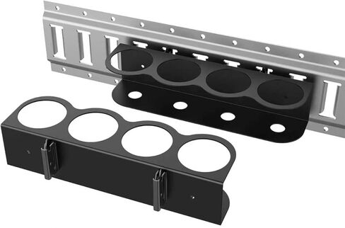 ForoGore 2 Pack E-Track 4 Holes Spray Can Holder E Track Accessories Heavy Duty All-Purpose Spray Bottle Holder Rack Organizer Storage for Enclosed Trailer E Track Hook Tool Holder Hanger for Trailer in Kuwait