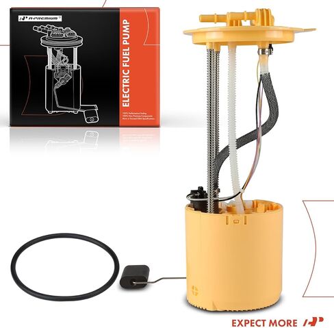 A-Premium Electric Fuel Pump Module Assembly with Sending Unit Compatible with Ram 1500 2014 2015 2016 2017 2018, V6 3.0L Diesel, 4 Pins, Replace# 68217575AB, 68217575AC in Saudi Arabia