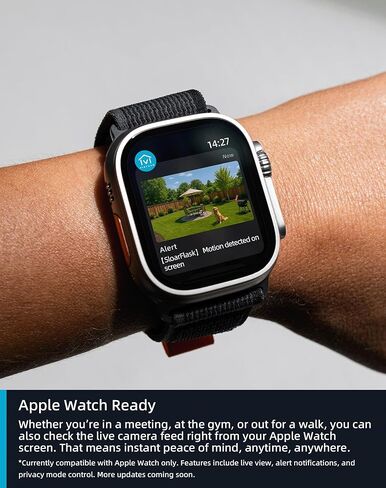 Virtavo Solarflask 2K Solar Security Cameras Wireless Outdoor ، عدسة ضوء النجوم ، الرؤية الليلية الملونة ، الكشف عن حركة PIR ، الصوت الذي يعمل بالبطاريات ، صوتي ثنائي الاتجاه ، مقاوم للطقس ، تخزين سحابة/SD ، WIFI 2.4 جيجا هرتز in Kuwait