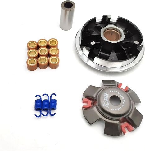 Motorcycle Variator Set with Weight Rollers 18X14MM Clutch Springs for GY6 125cc 150cc 4 STROKE distintivo in Kuwait
