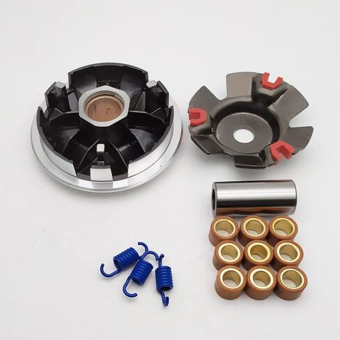 Motorcycle Variator Set with Weight Rollers 18X14MM Clutch Springs for GY6 125cc 150cc 4 STROKE distintivo in Kuwait