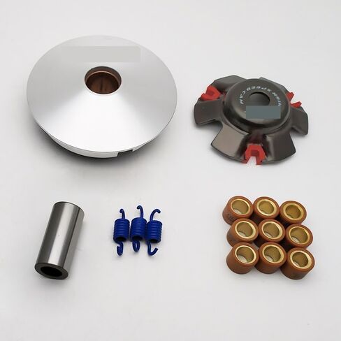 Motorcycle Variator Set with Weight Rollers 18X14MM Clutch Springs for GY6 125cc 150cc 4 STROKE distintivo in Kuwait