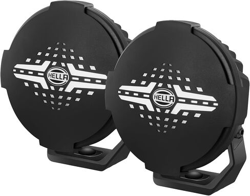 مجموعة إضاءة مساعدة للطرق الوعرة Hella Blade مقاس 6 بوصات - 8,500 لومن، ومصباحان وأغطية للسيارات والشاحنات وسيارات الدفع الرباعي والمركبات ATV (358228801) | 2-حزمة in Saudi Arabia