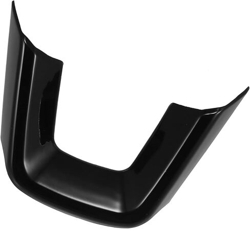 Motoforti for Honda Civic 11th Gen 22 Steering Wheel Cover Trim Center Consoles U Type Frame Trim Decor for Sedan Hatchback LX EX EX-L Sport Touring ABS Sweat-proof Bright Black Long-lasting in Saudi Arabia