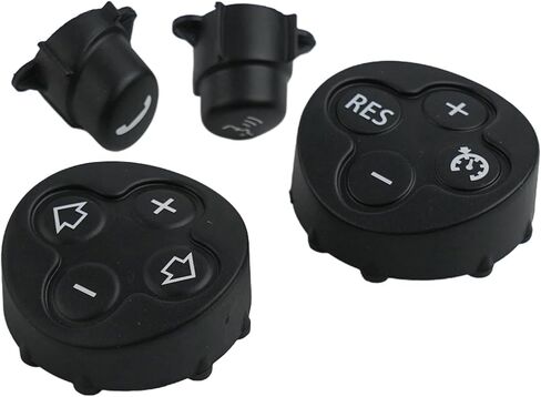 for Mini Cooper Steering Wheel Button Cover Kit R55 R56 R57 R58 R59 R60 R61 Multifunction Cruise Control Switch Replacement Interior Trim Accessory in Saudi Arabia