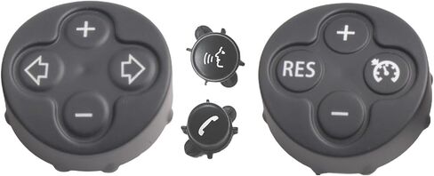 for Mini Cooper Steering Wheel Button Cover Kit R55 R56 R57 R58 R59 R60 R61 Multifunction Cruise Control Switch Replacement Interior Trim Accessory in Saudi Arabia