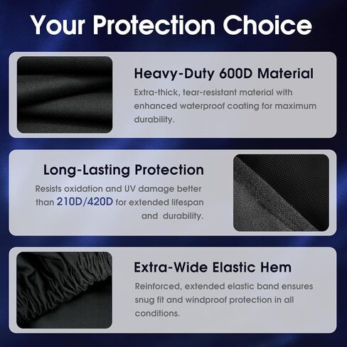 Tire Covers 4 Pack -Heavy Duty Waterproof Wheel Covers for Truck, RV, SUV, Trailer, Camper - Universal, 600D Oxford, Black (L-Fits Tire Diameters 31''-33'') in Saudi Arabia