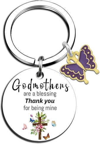 هدية العرابة من Godchild Godmother اقتراح هدية الله الأم الهدايا للنساء سوف تكون إلهي الأم الهدايا المسيحية المعمودية المفاتيح للنساء أفضل هدية عيد ميلاد عيد الميلاد in Kuwait