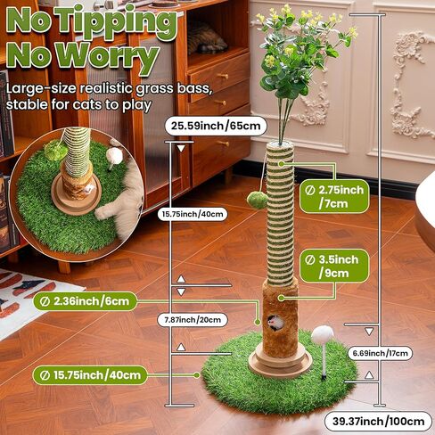 Cat Beds for Indoor Cats, Expandable Indoor Cat House and Cat Hideaway, Muti-Functional Cat Condo with Breathable and Wearing Resistant Cloth Cover, 15.75×15.75×15.75 inches, Grey in Kuwait