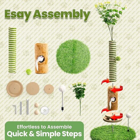 Cat Beds for Indoor Cats, Expandable Indoor Cat House and Cat Hideaway, Muti-Functional Cat Condo with Breathable and Wearing Resistant Cloth Cover, 15.75×15.75×15.75 inches, Grey in Kuwait