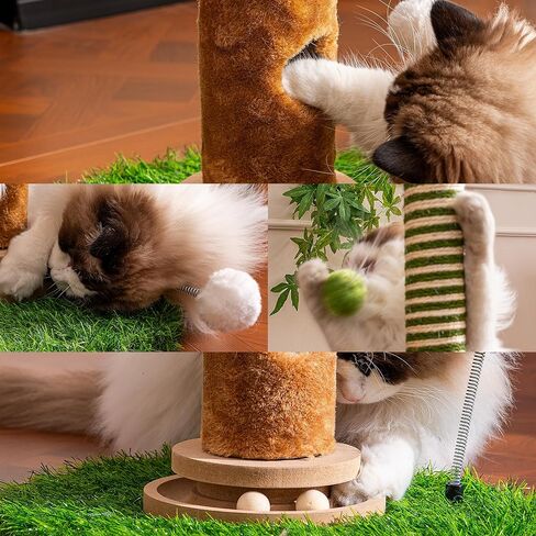 Cat Beds for Indoor Cats, Expandable Indoor Cat House and Cat Hideaway, Muti-Functional Cat Condo with Breathable and Wearing Resistant Cloth Cover, 15.75×15.75×15.75 inches, Grey in Kuwait